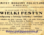 Zaproszenie Komitetu Rodziny Policyjnej na festyn wModlnicy 1932.jpg