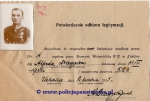 Alfred Dragan, potwierdzenie odbioru legitymacji 1935.jpg
