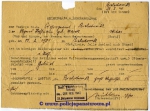 Certyfikat rezydencji, 33 Post.Policji w Bielszowicach, 1940 - August Hoffmann.jpg