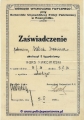 Zaswiadczenie o kursie narciarskim post. F.Walica 1931.jpg